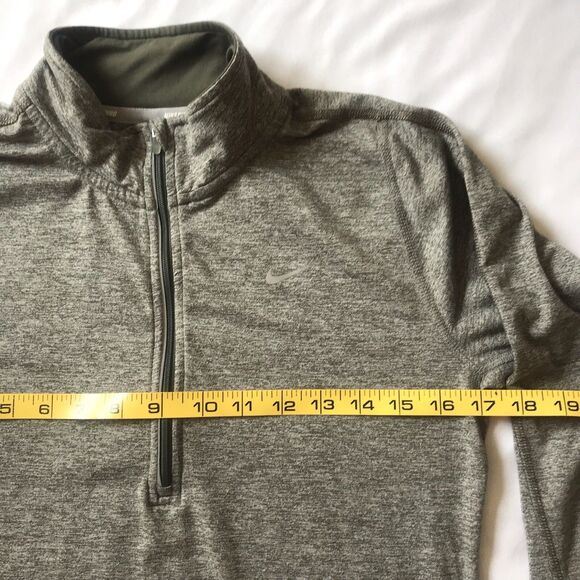 Nike Womens S Dri-Fit Element 1/4 Zip Running Jogging Reflective Gray 481320 Gym - Picture 6 of 11